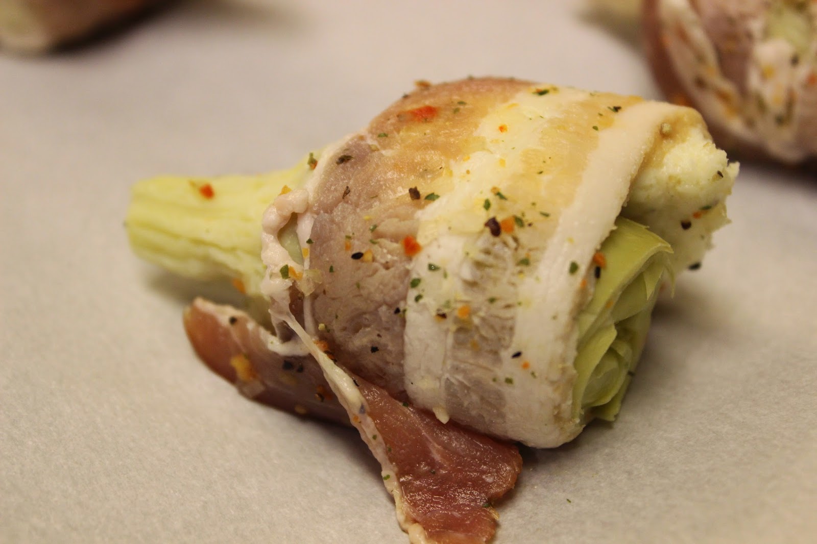 Front Range Fork And Cork Antipasto Salad with Bacon Wrapped Artichoke